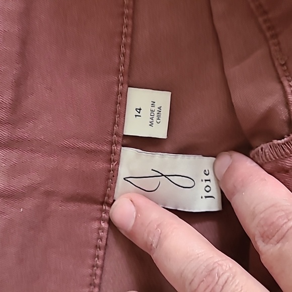 Joie Blush Pink Pants, sz. 14 - Picture 3 of 4